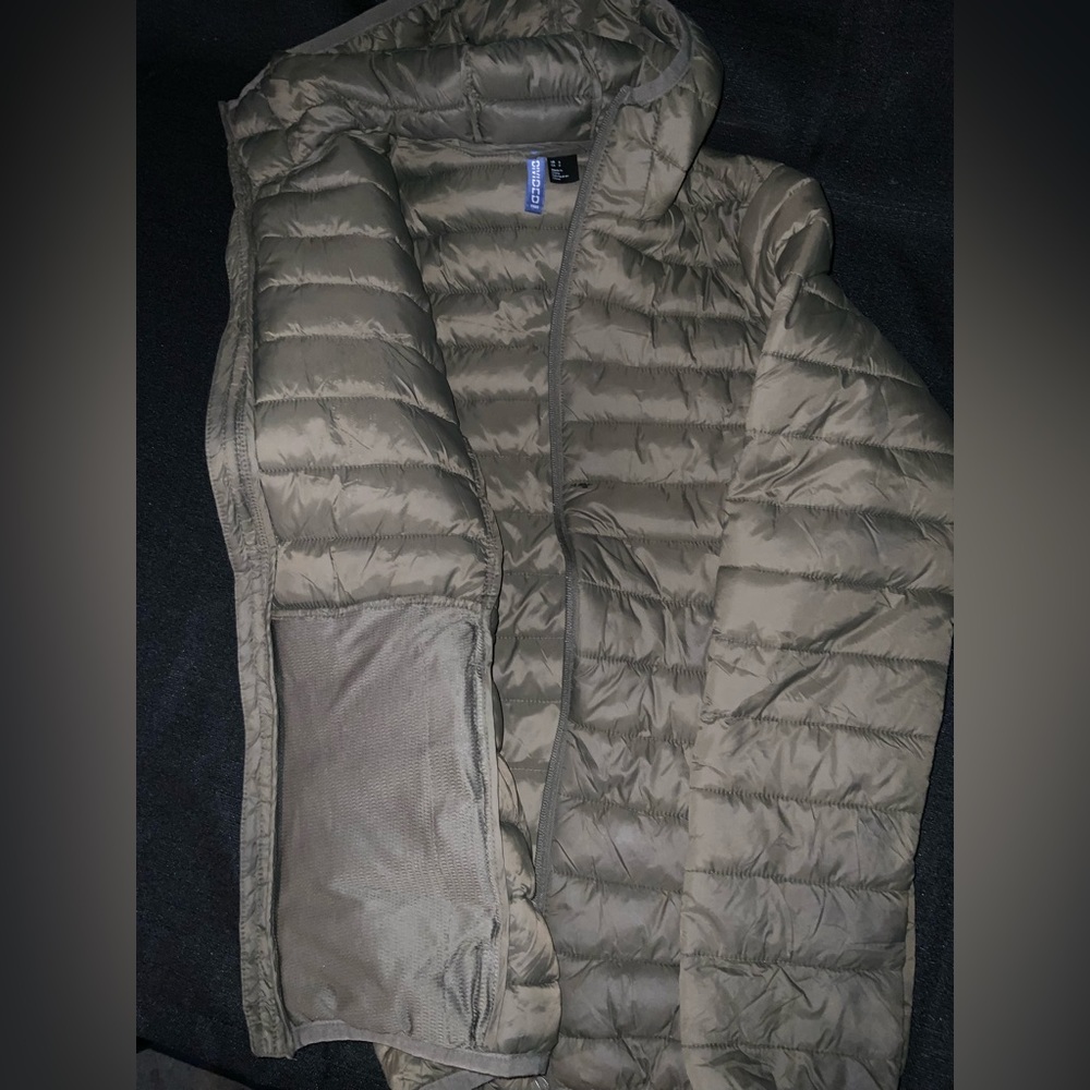 Green coat